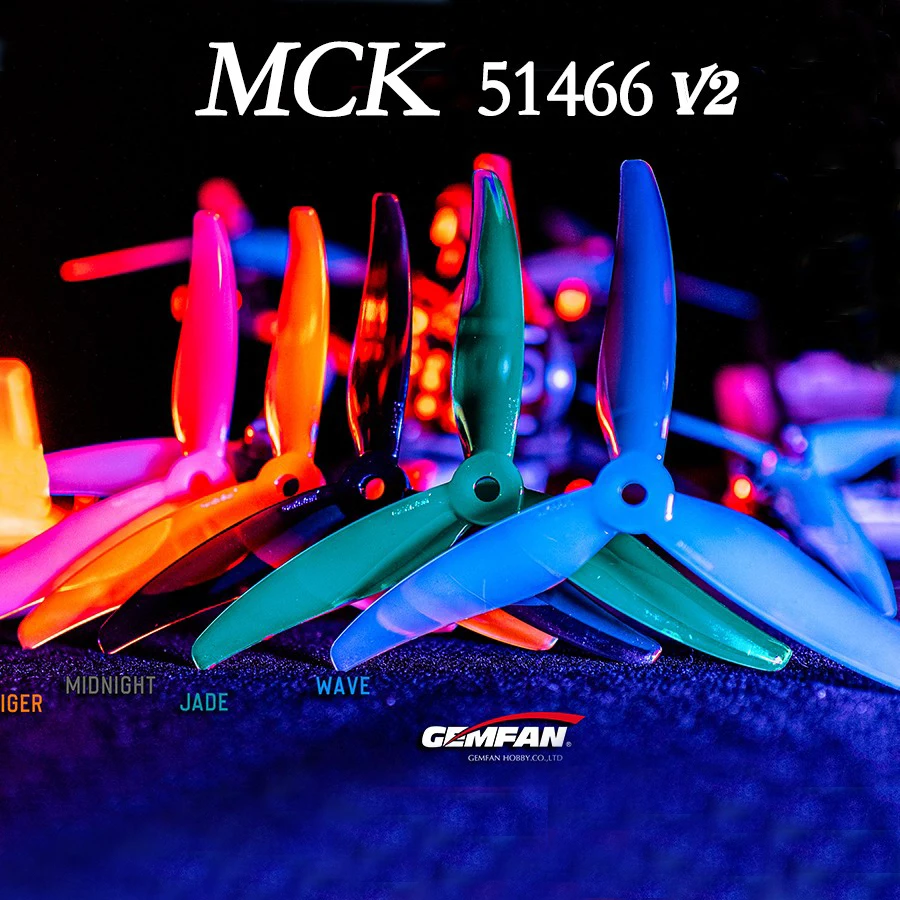 Drone Battery Strap - 24 pièces/12 paires Gemfan 51466 V2